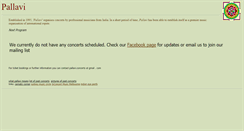 Desktop Screenshot of pallavi.org