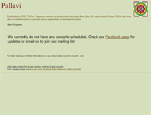 Tablet Screenshot of pallavi.org